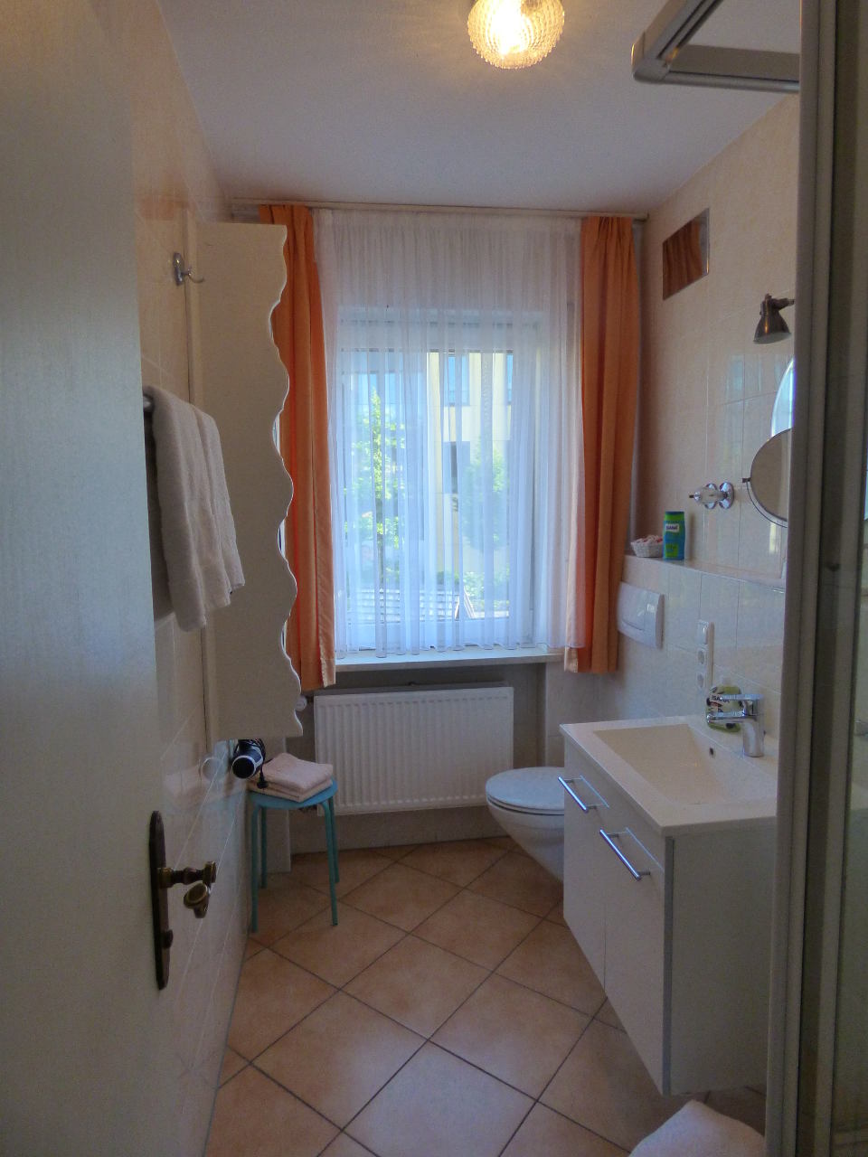 Badezimmer im Hotel Engelhof